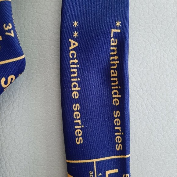 Wild Ties, Men's tie, elements, blue and gold - Picture 2 of 3